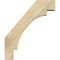 Ekena Millwork 6"W x 22"D x 26"H Merced Rough Sawn Knee Brace, Douglas Fir BRC06X22X26MRC00RDF - alternate 4